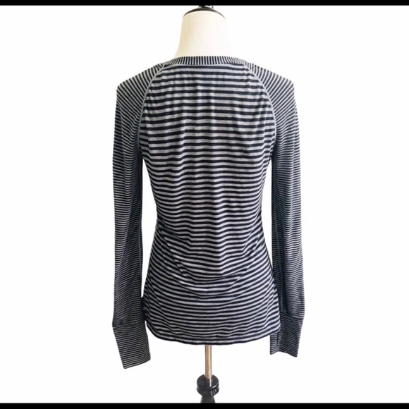 Gap Fit Long-sleeve Athletic Top Grey Size Small - Picture 3 of 10